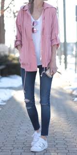 Pastel Pink Utility Jackets Howtowear Fashion