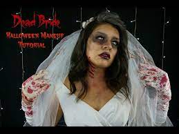 dead bride halloween makeup tutorial