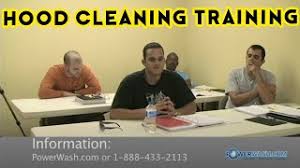 hood cleaning training and kitchen