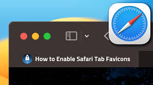 enable safari tab favicons in macos ventura