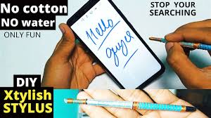 how to make stylus without cotton and
