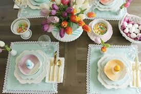 spring easter table decorations