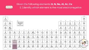 chemistry periodic trends quiz