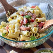 tomato pesto pasta salad easy cold