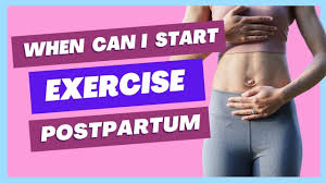 exercise after having a baby