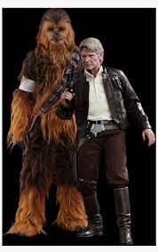 Han solo and chewbacca png. Han Solo Chewbacca Figure Set Hot Toys Han Solo Chewbacca Mms376 1280x1280 Png Download Pngkit