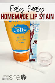 get stained homemade lip stain balm