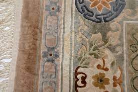 antique chinese silk rug at pamono