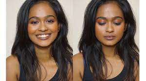 dusky skin glam makeup artist