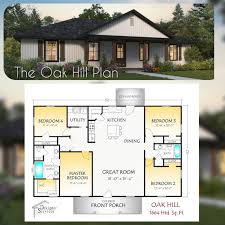 Oak Hill House Plan 1664 Square Feet