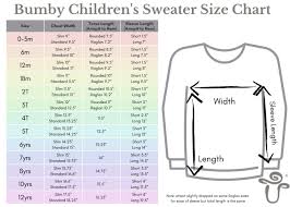 sizing charts come for the wool stay
