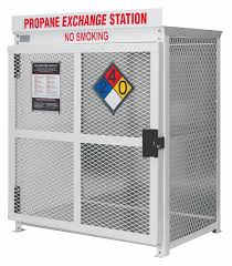 12 cylinder propane gas cage