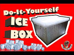 improvised ice box using insulator foam