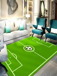 1pc bright green football field carpet