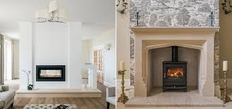Winter With A Natural Stone Fireplace