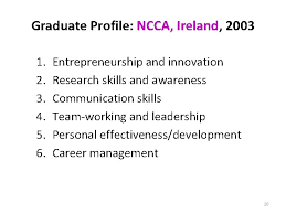 Because an app is like holding the future right in your hand. Graduate Profile Generic Skills Graduate Skills Employability Skills