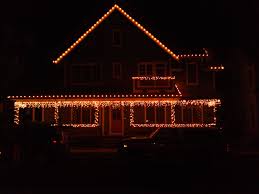 Broomfield Co Residence White C7 And Icicle Lights On