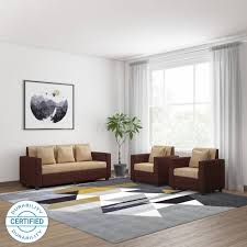 If you're on the hunt for a new living room sofa, you're probably wondering whether you should buy one made with leather or fabric sofa materials. Fabric Sofa Sets à¤« à¤¬ à¤° à¤• à¤¸ à¤« à¤¸ à¤Ÿ Buy Fabric Sofa Set Online At Best Prices In India