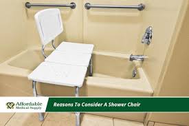 reasons to consider a shower chair