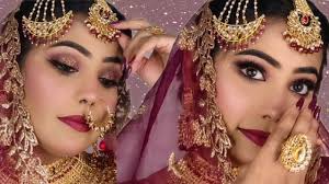 muslim bridal makeup look ll self