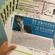 Sponsored by u mobile as the official telco partner, the most awaited for concert will take place at the axiata arena, bukit jalil on november 14th 2017. Ed Sheeran Concert S Ticket U Mobile Zone Tickets Vouchers Event Tickets On Carousell