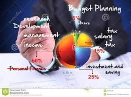 Businessman Drawing Budget Planning Stock Photo Image Of