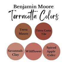 Benjamin Moore Terracotta Paint Colors