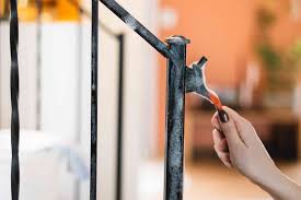 how to clean wrought iron furniture and
