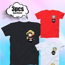 Check spelling or type a new query. One Piece Shirt Pocket Tee Anime Tees Manga Shirt Promo Sale 3 Pcs Lazada Ph
