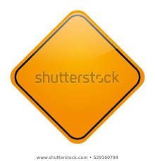 Template Warning Sign Icon Road Sign Stock Image Download Now