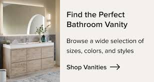 Narrow Depth Bathroom Vanities
