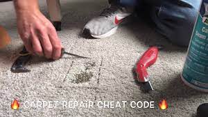 how to repair carpet burns you