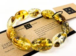 luxurious baltic amber bracelet rare