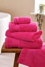 Buy Hot Pink Egyptian Cotton Towel From