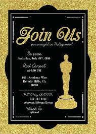 Invitation Template Cool Party Invitations Printable Oscars