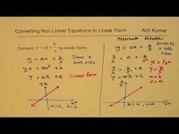 How To Convert Non Linear Equations To