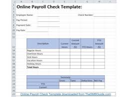 free payroll templates listed with