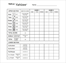 Yardzee score card free printable. Free 6 Yahtzee Score Sheets Templates In Google Docs Google Sheets Excel Ms Word Numbers Pages Pdf