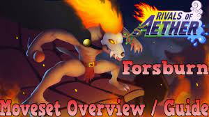 Rivals Of Aether Forsburn Character Moveset Overview / Guide And Tutorial -  YouTube