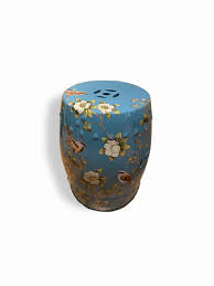 Asian Multi Colors Garden Stool 17 5