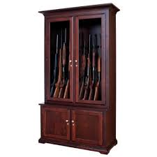 amish made wood gun cabinets country