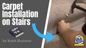 diy carpet installation on stairs w