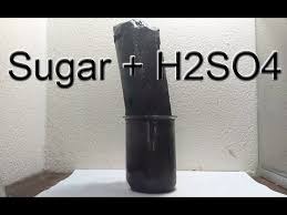 Sugar And Sulfuric Acid Dehydration