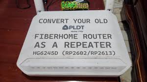 using old fiberhome router as a