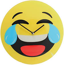 Use one our time emojis and your friends will instantly know. Amazon Com Laughing Emoji Wall Clock Generico Home Kitchen