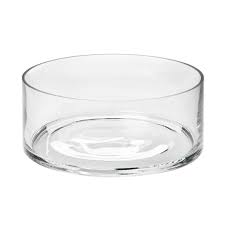 Glass Float Bowl Clylinder Clear