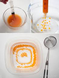 spherification making caviar tiny