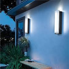 modern outdoor wall lighting