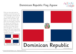 Some of its agricultural products are sugar. Dominican Republic Flag Colouring Page