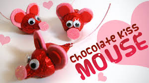 Valentine's day gift ideas for everyone on your list: Chocolate Kiss Mouse Valentine S Day Gift Ideas For Kids Youtube
